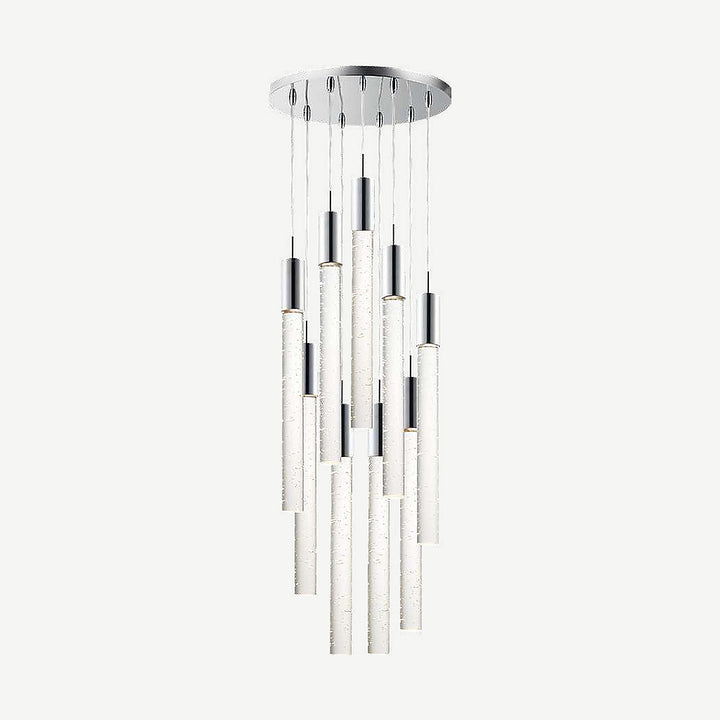 Lámpara colgante SABLE 9 x 50W máx., base 9 x GU10, foco no incluido, 127V de Quor Lighting