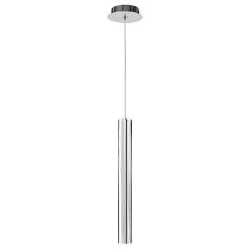 Lámpara colgante MINHA 60cm Ø6cm, base GU10, foco no incluido, 127V de Quor Lighting - Q30151-CH
