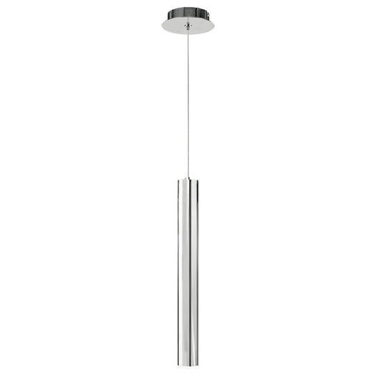 Lámpara colgante MINHA 60cm Ø6cm, base GU10, foco no incluido, 127V de Quor Lighting - Q30151-CH
