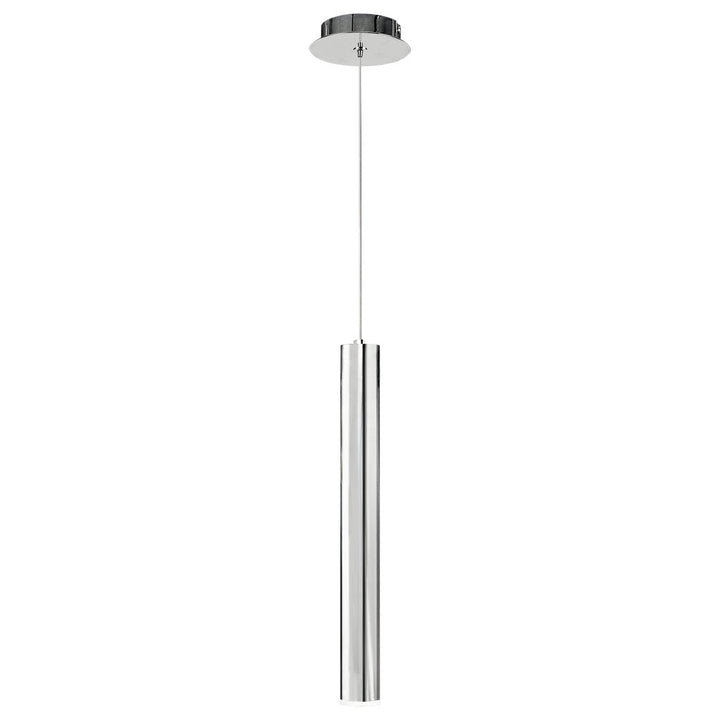Lámpara colgante MINHA 60cm Ø6cm, base GU10, foco no incluido, 127V de Quor Lighting - Q30151-CH