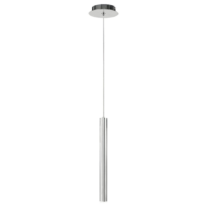 Lámpara colgante MINHA 60cm Ø3.8cm, base G9, foco no incluido, 127V de Quor Lighting - Q30351-CH