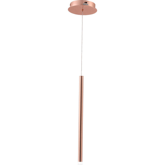 Lámpara colgante MINHA 3W, color de luz selectable cálida 3000°K / neutro 4000°K / frío 6000°K, atenuable, 127V de Quor Lighting - Q30452-RG