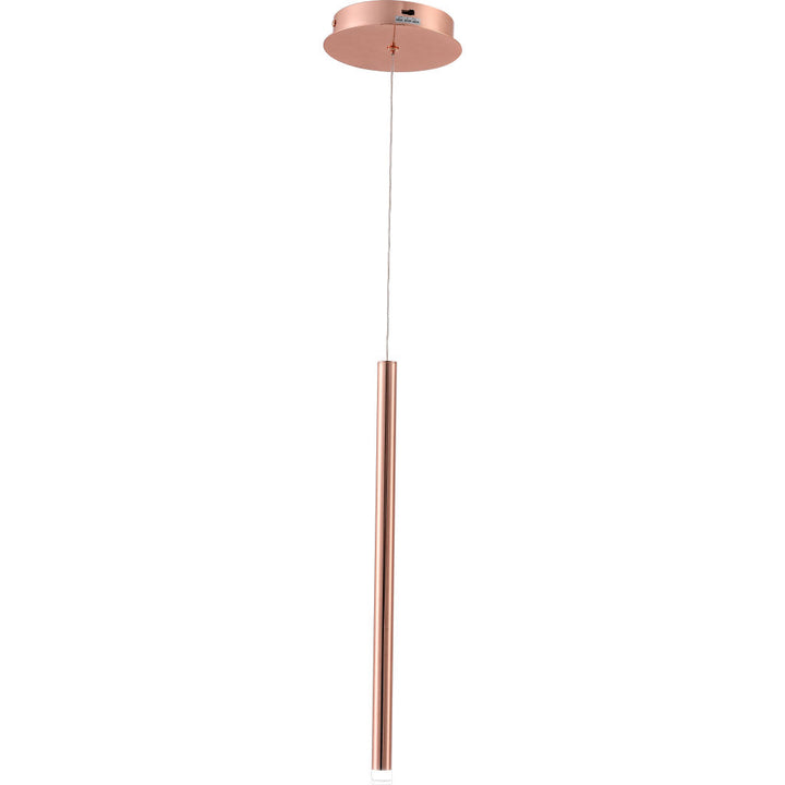Lámpara colgante MINHA 3W, color de luz selectable cálida 3000°K / neutro 4000°K / frío 6000°K, atenuable, 127V de Quor Lighting - Q30452-RG