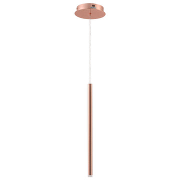 Lámpara colgante MINHA 3W, color de luz selectable cálida 3000°K / neutro 4000°K / frío 6000°K, atenuable, 127V de Quor Lighting - Q30452-RG