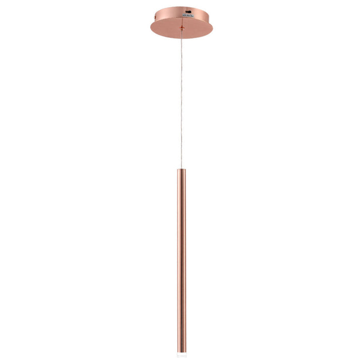 Lámpara colgante MINHA 3W, color de luz selectable cálida 3000°K / neutro 4000°K / frío 6000°K, atenuable, 127V de Quor Lighting - Q30452-RG
