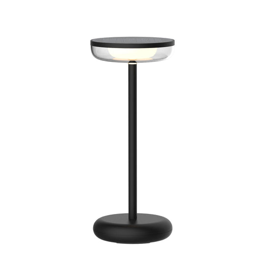 Lámpara de mesa recargable FUN 2W, cálido 2700°K, atenuable, 3.7V de Quor Lighting - Q31019-BK