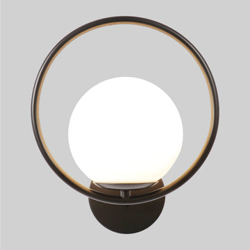 Luminario de muro ORBIT, base E26, foco no incluido, 127V de Quor Lighting - Q31025-BK