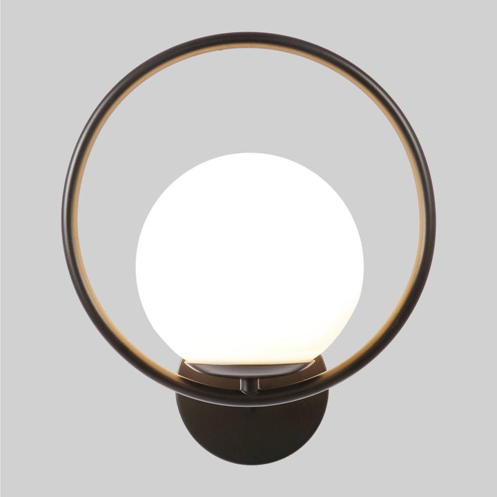 Luminario de muro ORBIT, base E26, foco no incluido, 127V de Quor Lighting - Q31025-BK