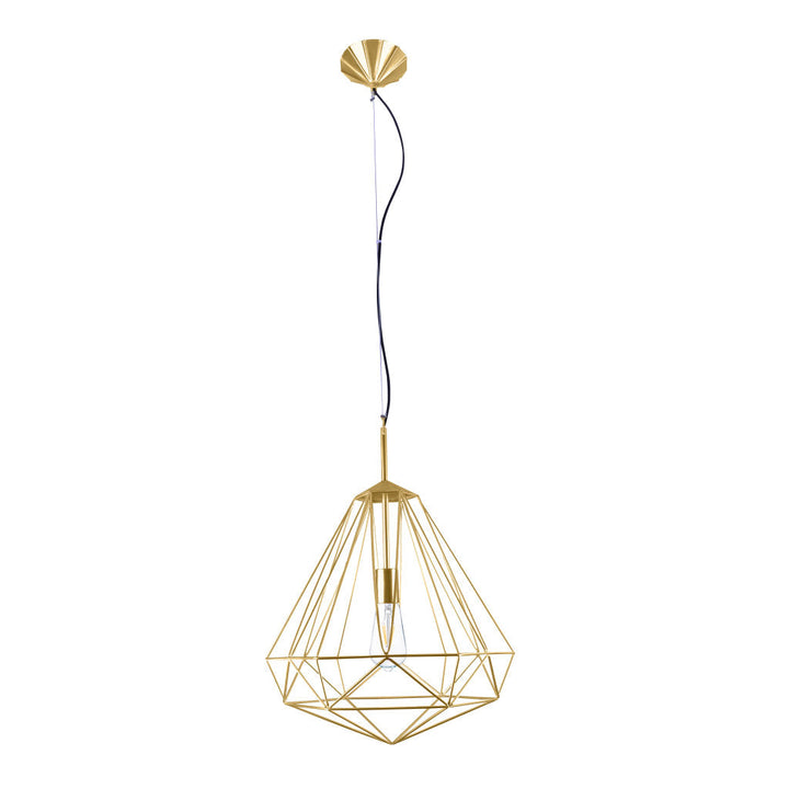 Lámpara colgante DALÍ, base E26, foco no incluido, 127V de Quor Lighting - Q31579-GD