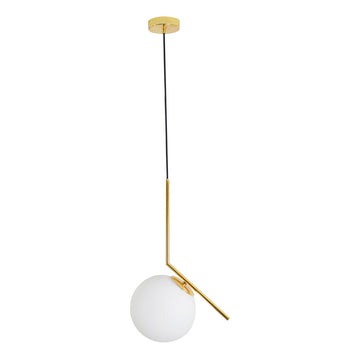 Lámpara colgante SONNE, base E26, foco no incluido, 127V de Quor Lighting - Q31626-GD
