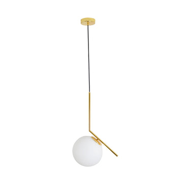 Lámpara colgante SONNE, base E26, foco no incluido, 127V de Quor Lighting - Q31626-GD