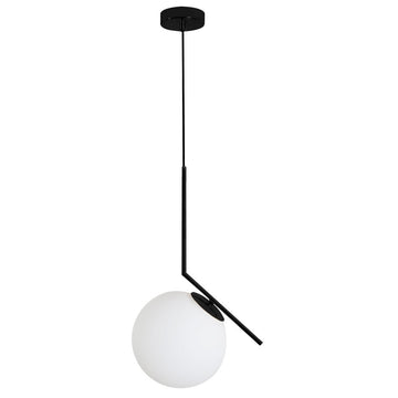 Lámpara colgante SONNE, base E26, foco no incluido, 127V de Quor Lighting - Q31627-BK