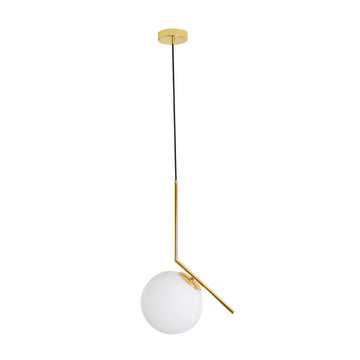 Lámpara colgante SONNE, base E26, foco no incluido, 127V de Quor Lighting - Q31627-GD