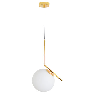 Lámpara colgante SONNE, base E26, foco no incluido, 127V de Quor Lighting - Q31627-GD
