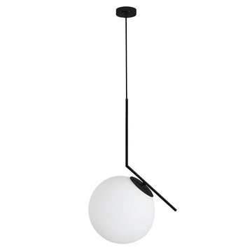 Lámpara colgante SONNE, base E26, foco no incluido, 127V de Quor Lighting - Q31628-BK