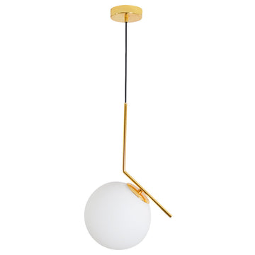 Lámpara colgante SONNE, base E26, foco no incluido, 127V de Quor Lighting - Q31628-GD
