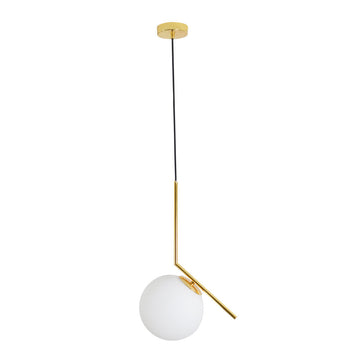 Lámpara colgante SONNE, base E26, foco no incluido, 127V de Quor Lighting - Q31628-GD