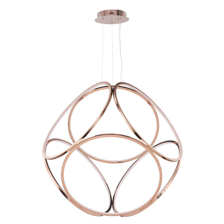 Lámpara colgante LILLE 180W (Ø 120cm), color de luz selectable cálida 3000°K / neutro 4000°K / frío 6000°K, atenuable, 127V de Quor Lighting - Q39105-RG