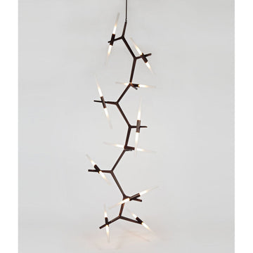 Lámpara colgante MILAN Vertical 14 x 4W, 127V de Quor Lighting - Q39748-BK