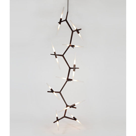 Lámpara colgante MILAN Vertical 14 x 4W, 127V de Quor Lighting - Q39748-BK