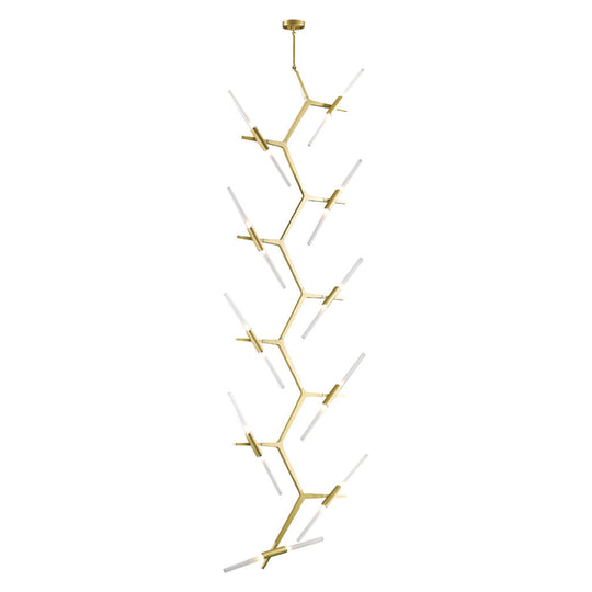 Lámpara colgante MILAN Vertical 20 x 4W, 127V de Quor Lighting - Q39749-GD