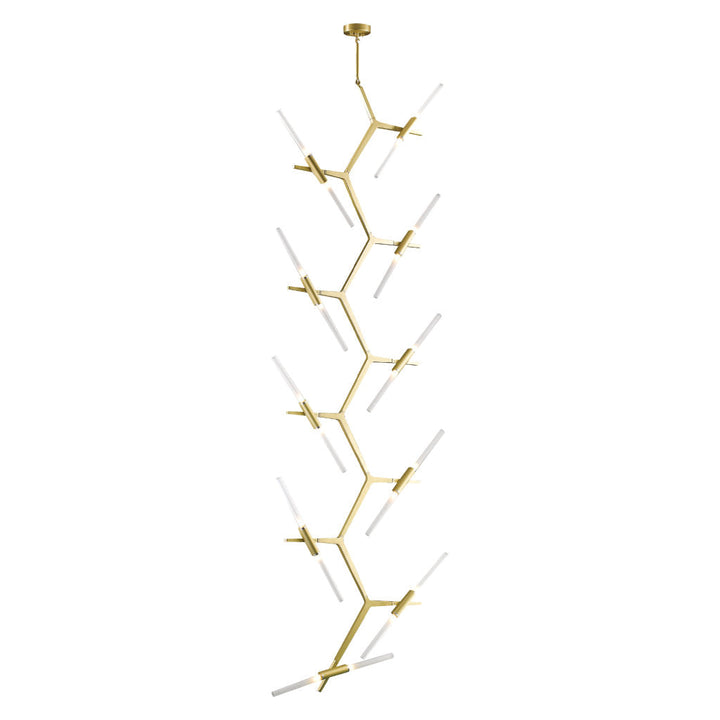 Lámpara colgante MILAN Vertical 20 x 4W, 127V de Quor Lighting - Q39749-GD