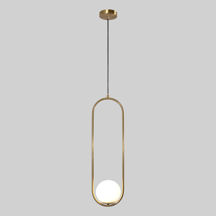Lámpara colgante ORBIT, base E26, foco no incluido, 127V de Quor Lighting - Q41720-GD