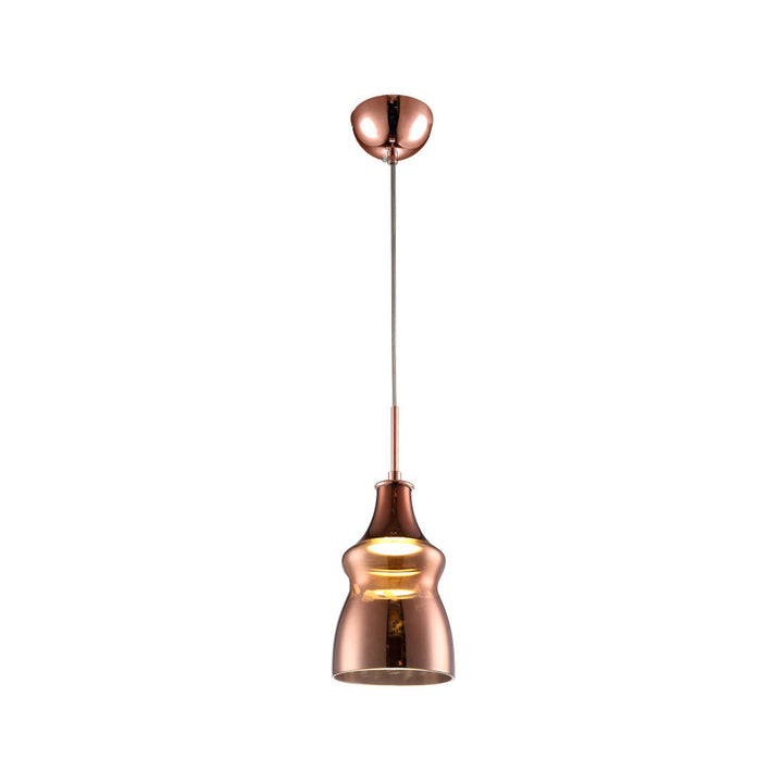 Lámpara colgante VIENA 5W, luz cálida 3000°K, 127V de Quor Lighting - Q41886-CP