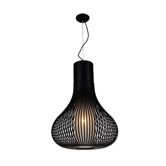 Lámpara colgante ANDY (Ø32cm), base E26, foco no incluido, 127V de Quor Lighting - Q47066-BK