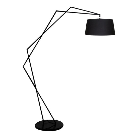 Lámpara de piso NIX, base E26, foco no incluido, 127V de Quor Lighting - Q48088-BK