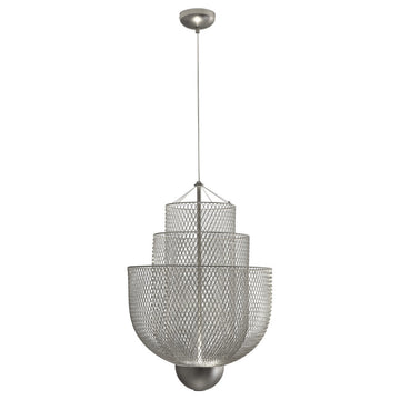 Lámpara colgante CLOÉ 15W + 3W, luz cálida 3000°K, 127V de Quor Lighting - Q48166-NI