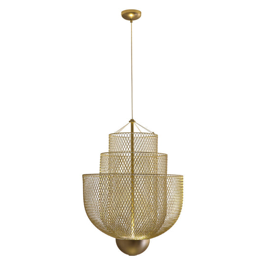 Lámpara colgante CLOÉ 1 x 18W, luz cálida 3000°K, 127V de Quor Lighting - Q48167-GD