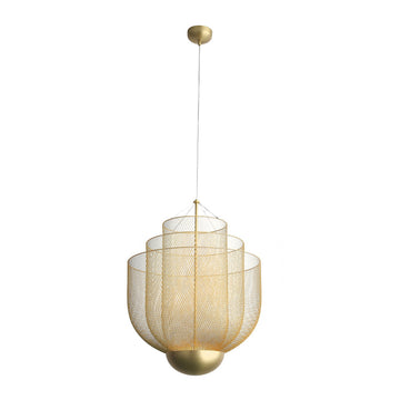 Lámpara colgante CLOÉ 1 x 18W, luz cálida 3000°K, 127V de Quor Lighting - Q48167-GD