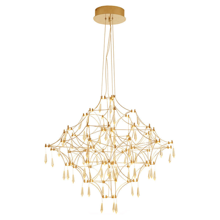 Lámpara colgante TOLOUSE 50W, luz cálida 3000°K, 127V de Quor Lighting - Q48185-GD