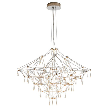 Lámpara colgante TOLOUSE 60W, luz cálida 3000°K, 127V de Quor Lighting - Q48186-CH