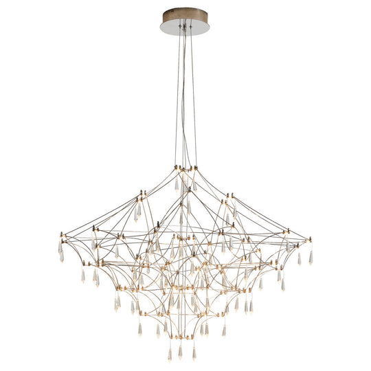 Lámpara colgante TOLOUSE 60W, luz cálida 3000°K, 127V de Quor Lighting - Q48186-CH