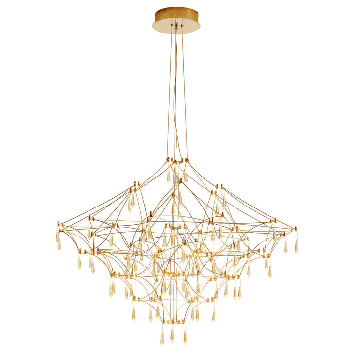 Lámpara colgante TOLOUSE 60W, luz cálida 3000°K, 127V de Quor Lighting - Q48186-GD
