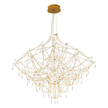 Lámpara colgante TOLOUSE 80W, luz cálida 3000°K, 127V de Quor Lighting - Q48187-GD