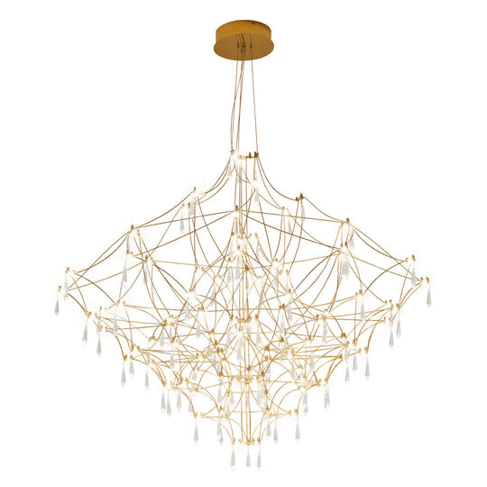 Lámpara colgante TOLOUSE 80W, luz cálida 3000°K, 127V de Quor Lighting - Q48187-GD
