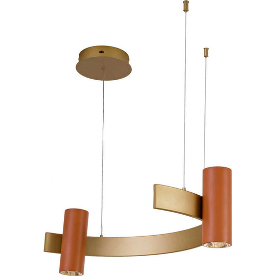 Lámpara colgante HELENA 16W, color de luz selectable cálida 3000°K / neutro 4000°K / frío 6000°K, atenuable, 127V de Quor Lighting - Q50172-TR