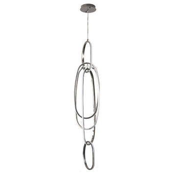 Lámpara colgante ASCOT 80W, color de luz selectable cálida 3000°K / neutro 4000°K / frío 6000°K, atenuable, 127V de Quor Lighting - Q50216-BC
