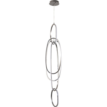 Lámpara colgante ASCOT 80W, color de luz selectable cálida 3000°K / neutro 4000°K / frío 6000°K, atenuable, 127V de Quor Lighting - Q50216-BC