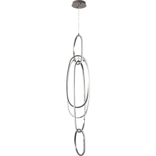 Lámpara colgante ASCOT 80W, color de luz selectable cálida 3000°K / neutro 4000°K / frío 6000°K, atenuable, 127V de Quor Lighting - Q50216-BC