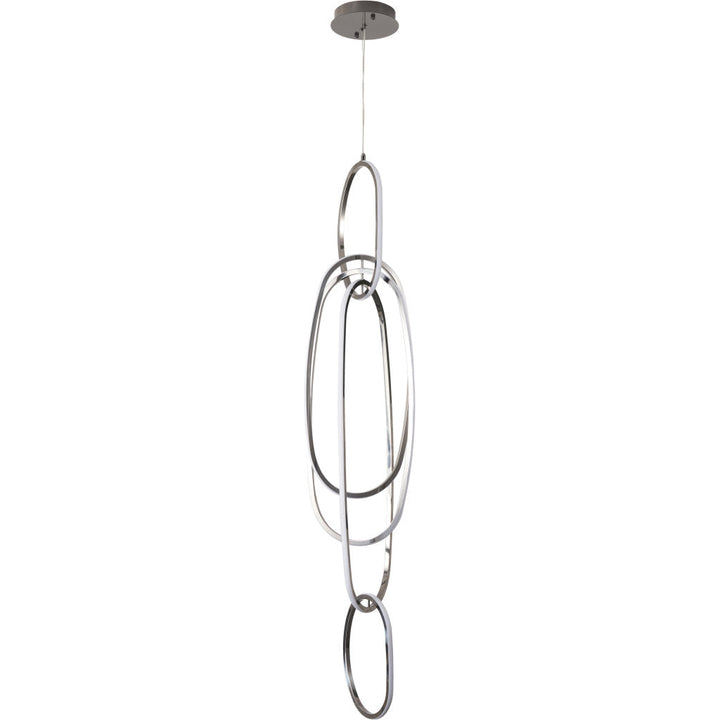 Lámpara colgante ASCOT 80W, color de luz selectable cálida 3000°K / neutro 4000°K / frío 6000°K, atenuable, 127V de Quor Lighting - Q50216-BC
