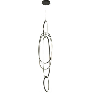 Lámpara colgante ASCOT 80W, color de luz selectable cálida 3000°K / neutro 4000°K / frío 6000°K, atenuable, 127V de Quor Lighting - Q50216-BC