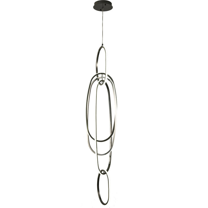 Lámpara colgante ASCOT 80W, color de luz selectable cálida 3000°K / neutro 4000°K / frío 6000°K, atenuable, 127V de Quor Lighting - Q50216-BC