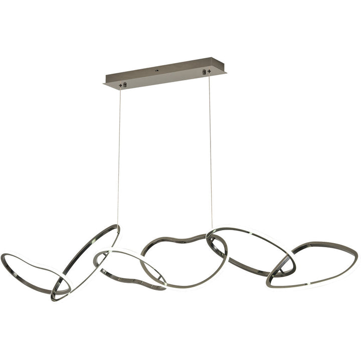 Lámpara colgante ASCOT 80W, color de luz selectable cálida 3000°K / neutro 4000°K / frío 6000°K, atenuable, 127V de Quor Lighting - Q50236-BC