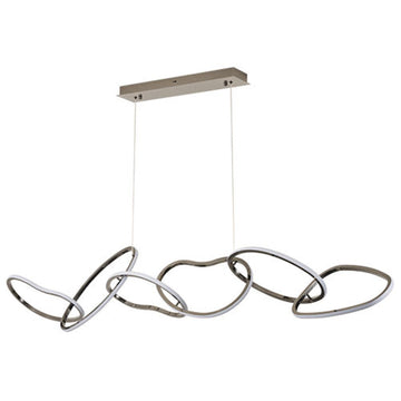 Lámpara colgante ASCOT 80W, color de luz selectable cálida 3000°K / neutro 4000°K / frío 6000°K, atenuable, 127V de Quor Lighting - Q50236-GD