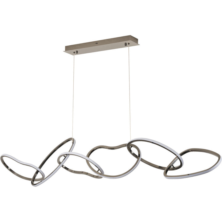 Lámpara colgante ASCOT 80W, color de luz selectable cálida 3000°K / neutro 4000°K / frío 6000°K, atenuable, 127V de Quor Lighting - Q50236-GD