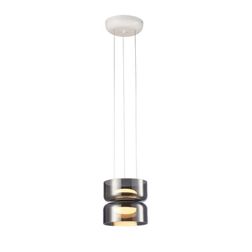 Lámpara colgante DUBLIN 2 x 6W, luz cálida 3000°K, 127V de Quor Lighting - Q50712-SM